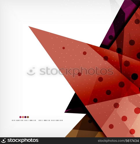 Abstract sharp angles background - business brochure layout