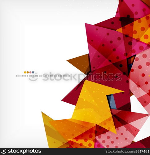 Abstract sharp angles background - business brochure layout