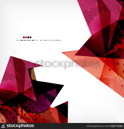 Abstract sharp angles background - business brochure layout