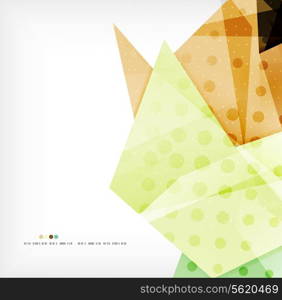 Abstract sharp angles background - business brochure layout