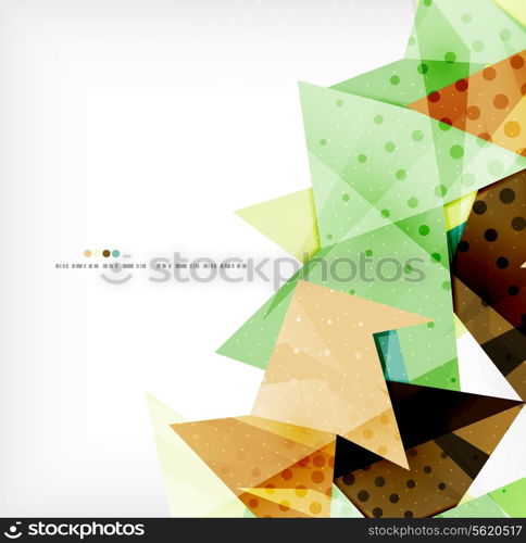 Abstract sharp angles background - business brochure layout