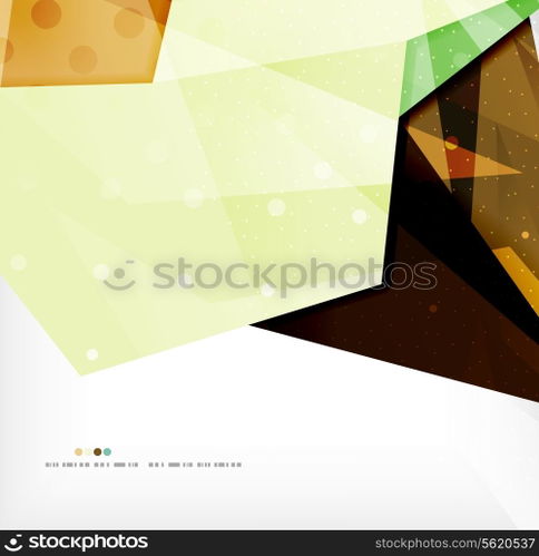 Abstract sharp angles background - business brochure layout