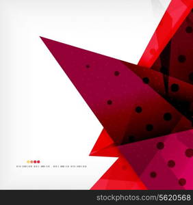 Abstract sharp angles background - business brochure layout