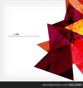 Abstract sharp angles background - business brochure layout