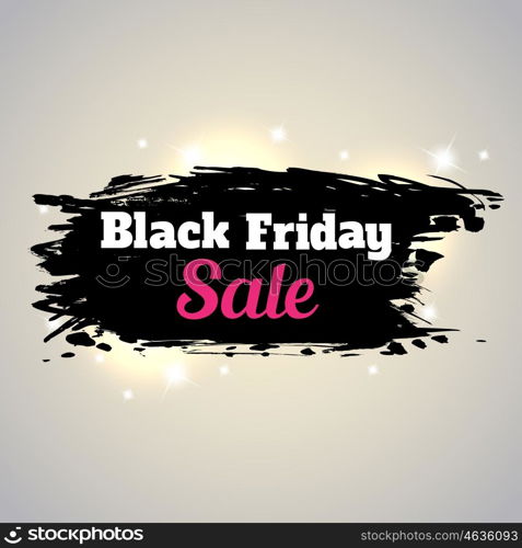 Abstract shining background for Black Friday sale.