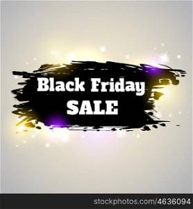 Abstract shining background for Black Friday sale.