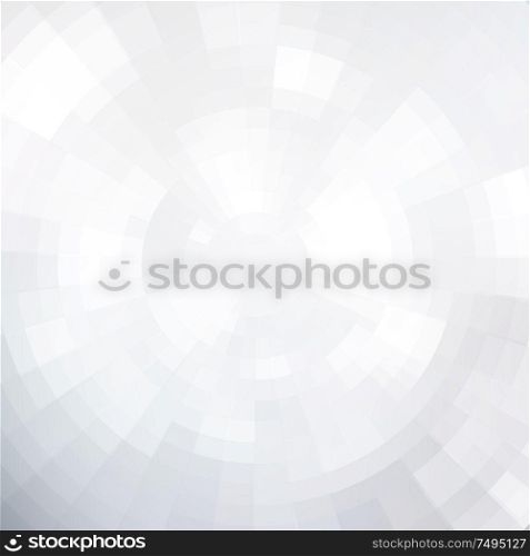 Abstract shining concentric mosaic vector background. Poster music design. Abstract white shiny concentric mosaic vector background.