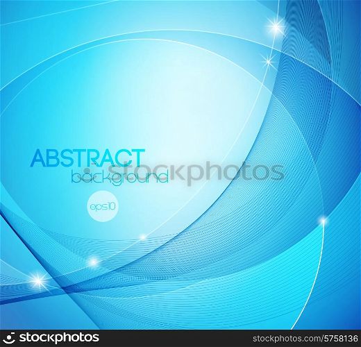Abstract shiny blue vector template background. EPS 10. Abstract blue shiny vector template background