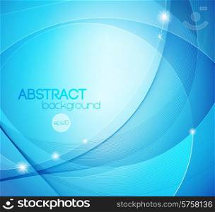 Abstract shiny blue vector template background. EPS 10. Abstract blue shiny vector template background