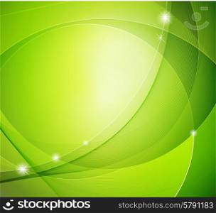 Abstract shiny green vector template background. Abstract shiny vector template background
