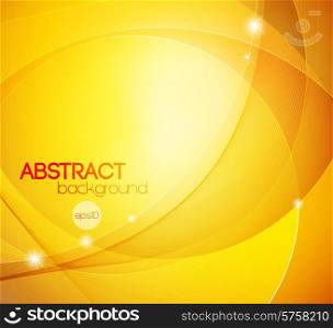 Abstract shiny yellow vector template background EPS 10. Abstract shiny vector template background