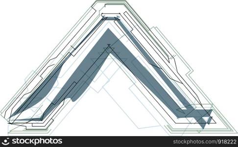 Abstract sign vector illustration