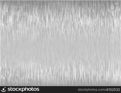 Abstract silver brushed backdrop with light reflection and grain