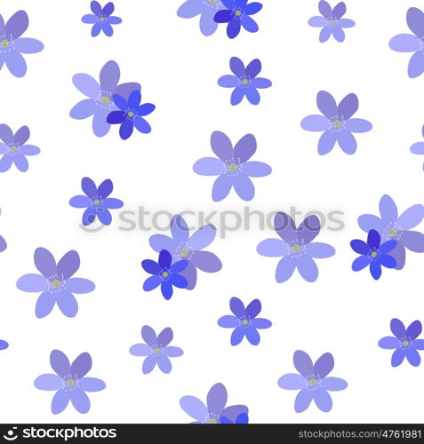 Abstract Simple Flower Seamless Pattern Background EPS10. Abstract Simple Flower Seamless Pattern Background