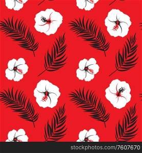 Abstract Simple Flower Seamless Pattern Background EPS10. Abstract Simple Flower Seamless Pattern Background