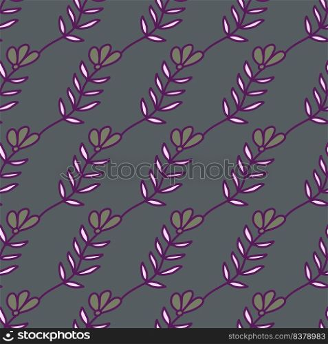 Abstract simple flower seamless pattern. Children’s floral wallpaper. Cute plants endless backdrop. Design for fabric, textile print, wrapping paper, cover. Doodle vector illustration. Abstract simple flower seamless pattern. Children’s floral wallpaper. Cute plants endless backdrop.