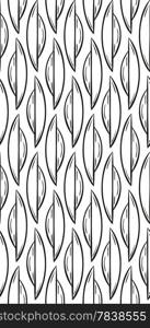 abstract sketch seamless pattern. seamless pattern of the abstract sketch on white background