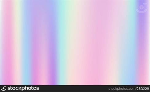 Abstract smooth and holographic background. Vector illustration