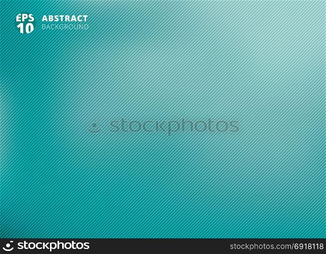 Abstract smooth green with diagonal lines background. Vector illustration