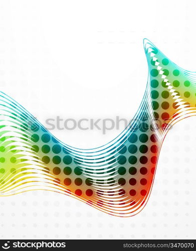 Abstract smooth shape vector background