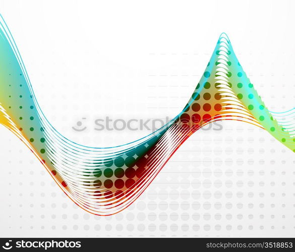 Abstract smooth shape vector background
