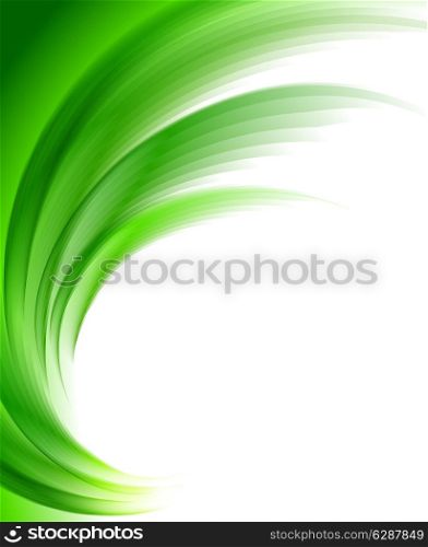 Abstract soft background brochure in green color