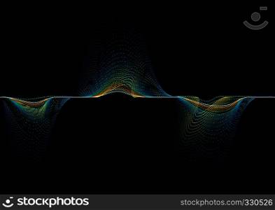 Abstract Sound Wave Background