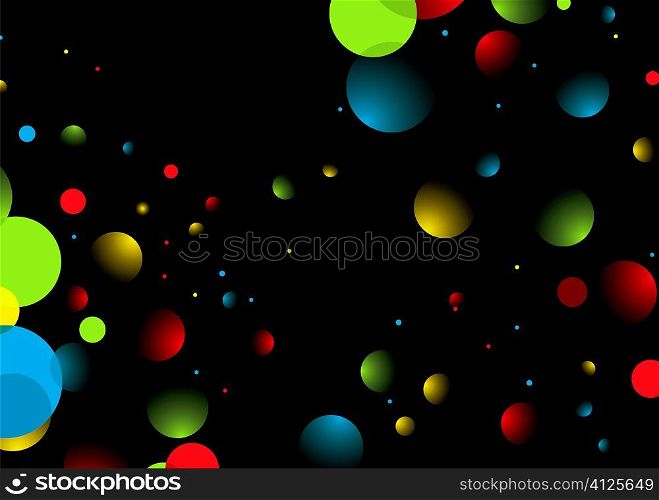 Abstract space background with bright colors and space for text