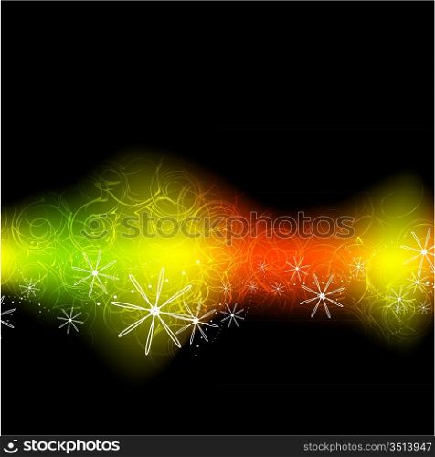 Abstract space glowing background