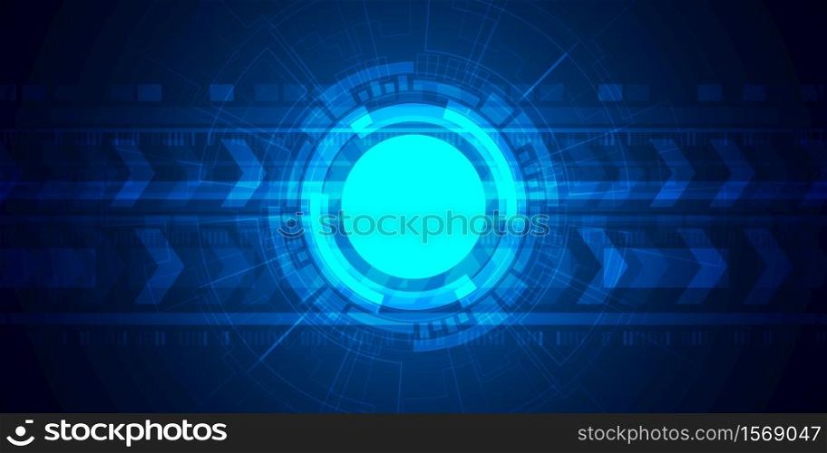 Abstract speed digital technology background
