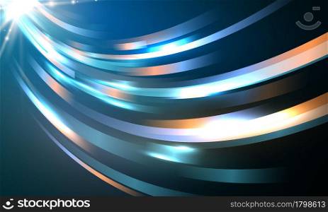Abstract speed line background poster with dynamic. technology network Vector illustration.
