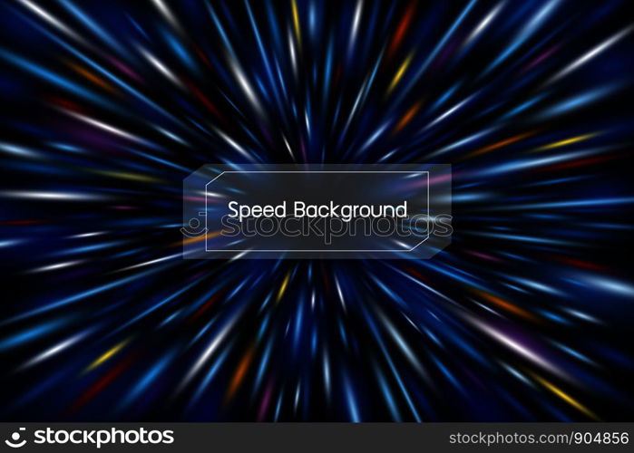 Abstract speed motion background vector illustration