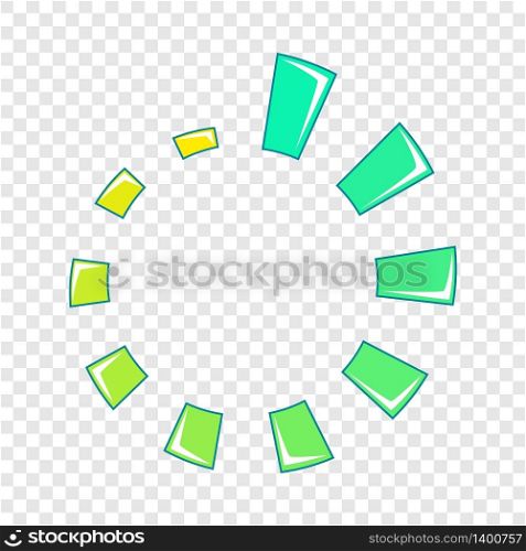 Abstract spiral shape icon. Cartoon illustration of abstract spiral shape vector icon for web design. Abstract spiral shape icon, cartoon style