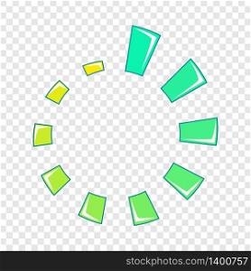 Abstract spiral shape icon. Cartoon illustration of abstract spiral shape vector icon for web design. Abstract spiral shape icon, cartoon style