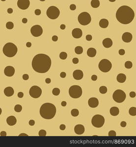 Abstract spotted seamless pattern. Dots. Geometric fashion design print. Monochrome beige wallpaper