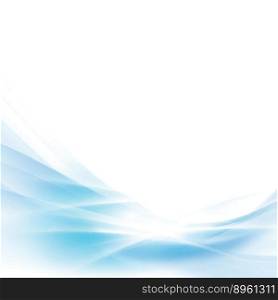 Abstract spread blue wave background vector image