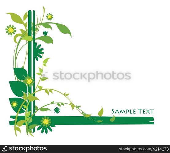 abstract spring background vector illustration