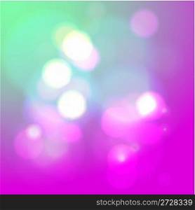 abstract spring background with glittering lights