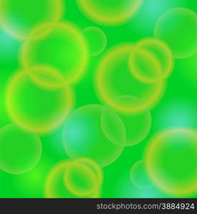 Abstract Spring Green Background. Green Bubble Texture.. Green Background