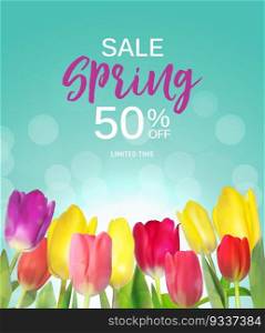 Abstract Spring Sale Background Template. Vector Illustration EPS10. Abstract Spring Sale Background Template. Vector Illustration