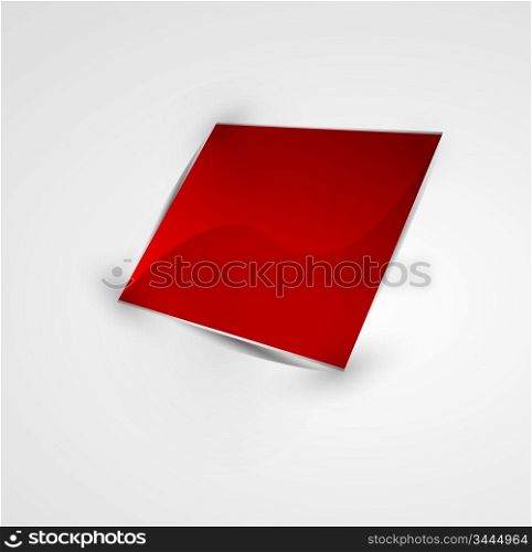 Abstract square banner