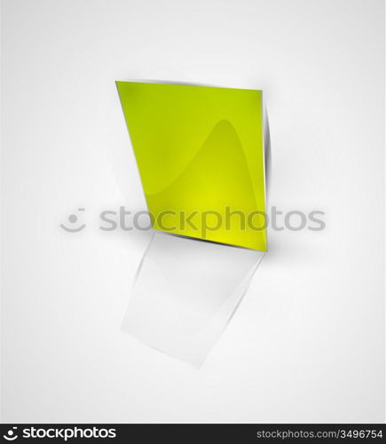 Abstract square banner