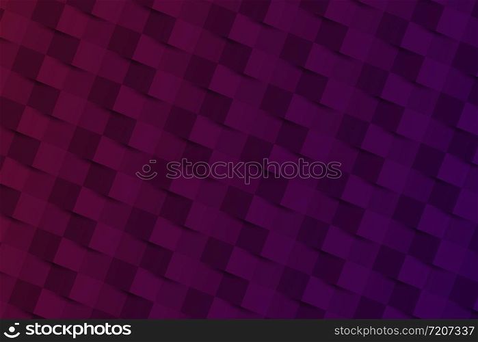 Abstract square cube 3d pattern background. Vector