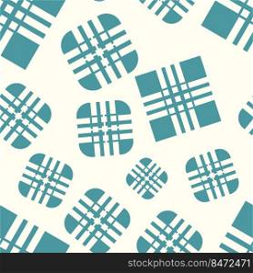 Abstract square figures seamless pattern template vector illustration