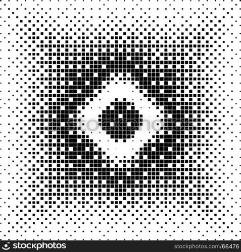 Abstract Square Halftone Vector Illustration