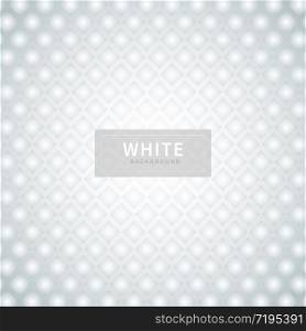 Abstract square pattern geometric white gradient background and texture. Vector illustration