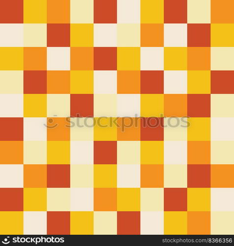 Abstract square shape seamless pattern vector