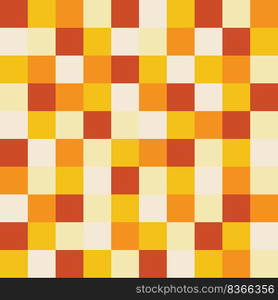 Abstract square shape seamless pattern vector