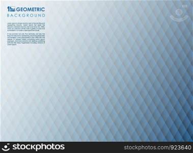 Abstract square stripe line blue geometric background, vector eps10