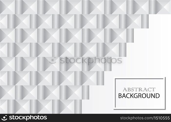 Abstract square texture vector background 3d paper art style can be used in cover design, book design, poster, cd cover, flyer, website wallpaper backgrounds or advertising. - Vector illustration.